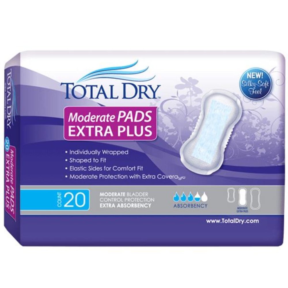 Secure Personal Care TotalDry Moderate Pads Extra+